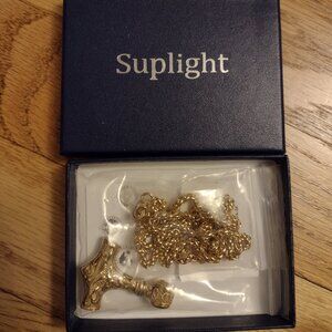 NIB Odin gold colored necklace